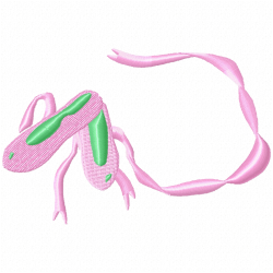 Ballet Dancer Embroidery Design 7 Ballet Dancer Embroidery Design 7